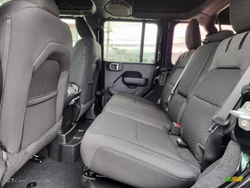 Black Interior 2023 Jeep Wrangler Unlimited Sahara 4XE Hybrid Photo #145474451
