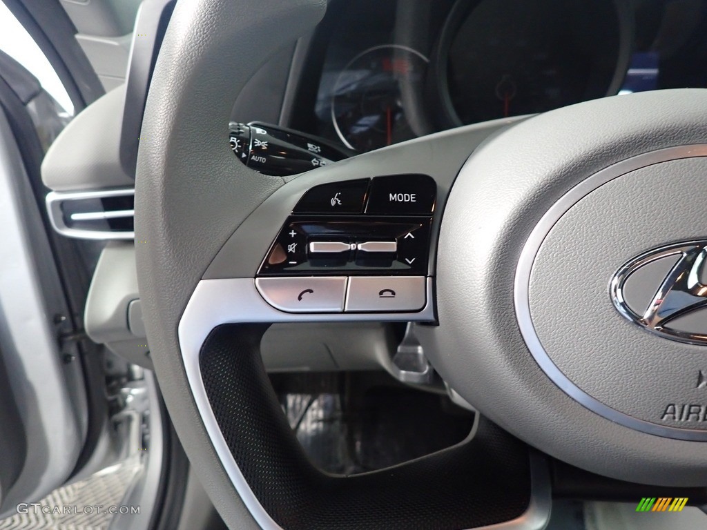 2021 Elantra SE - Shimmering Silver Pearl / Medium Gray photo #27