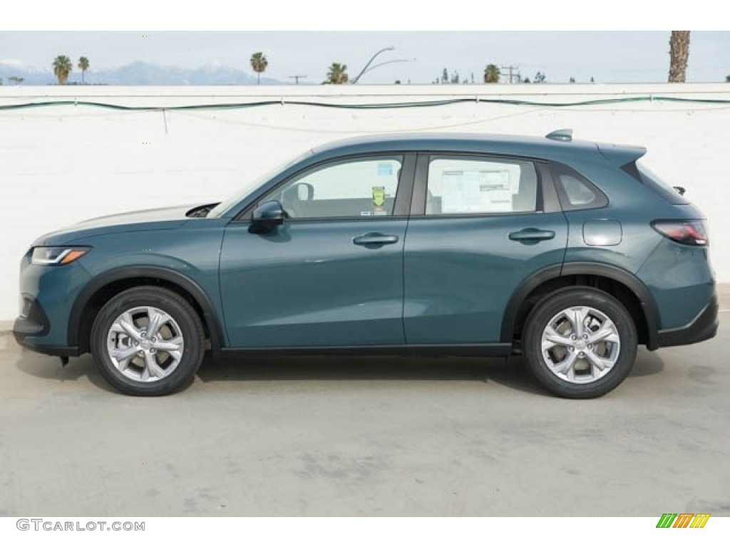 Nordic Forest Pearl 2023 Honda HRV LX AWD Exterior Photo 145474491