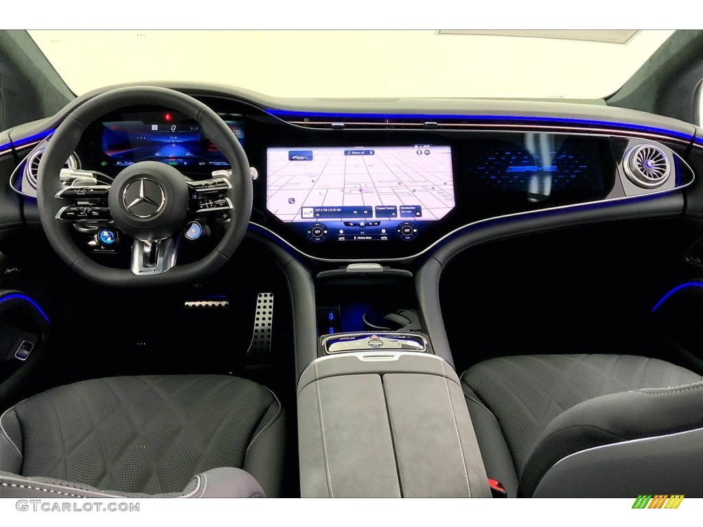 2023 Mercedes-Benz EQS AMG Sedan AMG Line Black/Space Gray Dashboard Photo #145474512