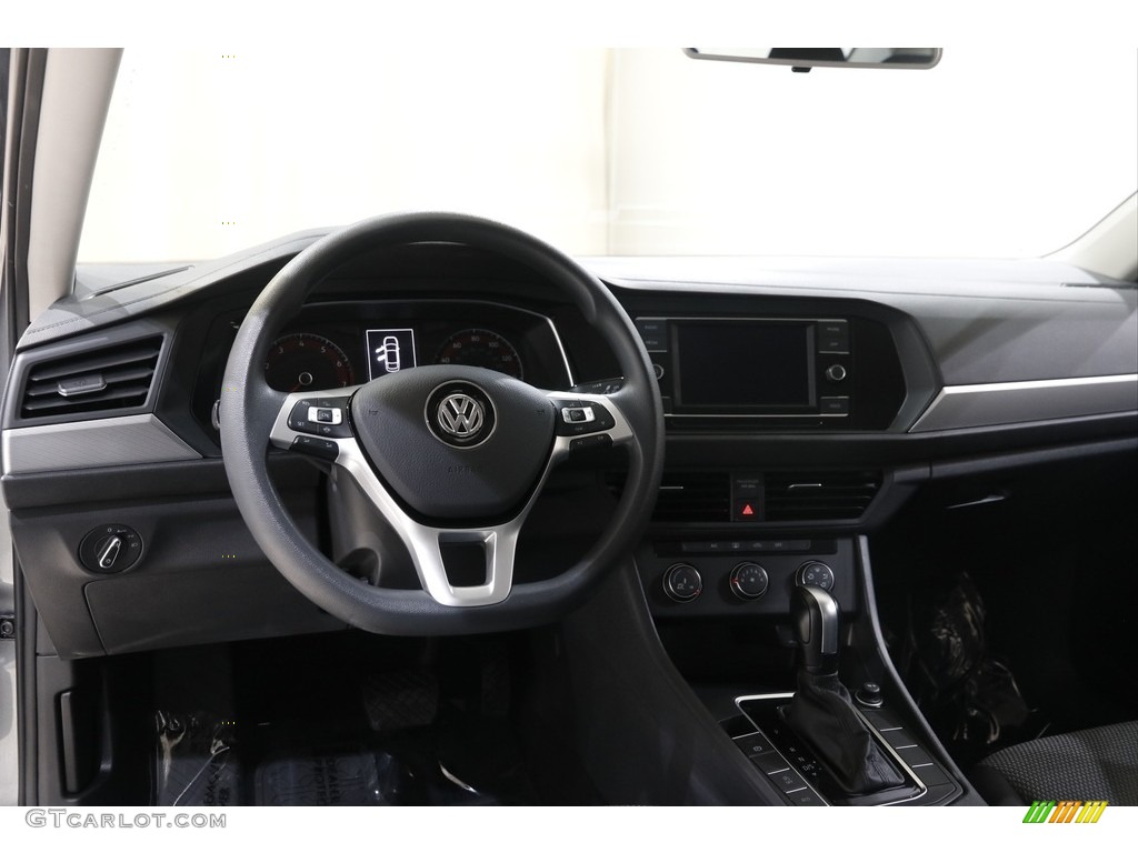 2021 Jetta S - Platinum Gray Metallic / Titan Black photo #6