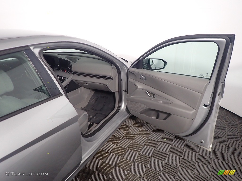 2021 Elantra SE - Shimmering Silver Pearl / Medium Gray photo #36