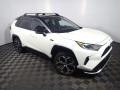 Super White 2021 Toyota RAV4 Prime XSE AWD Plug-In Hybrid Exterior