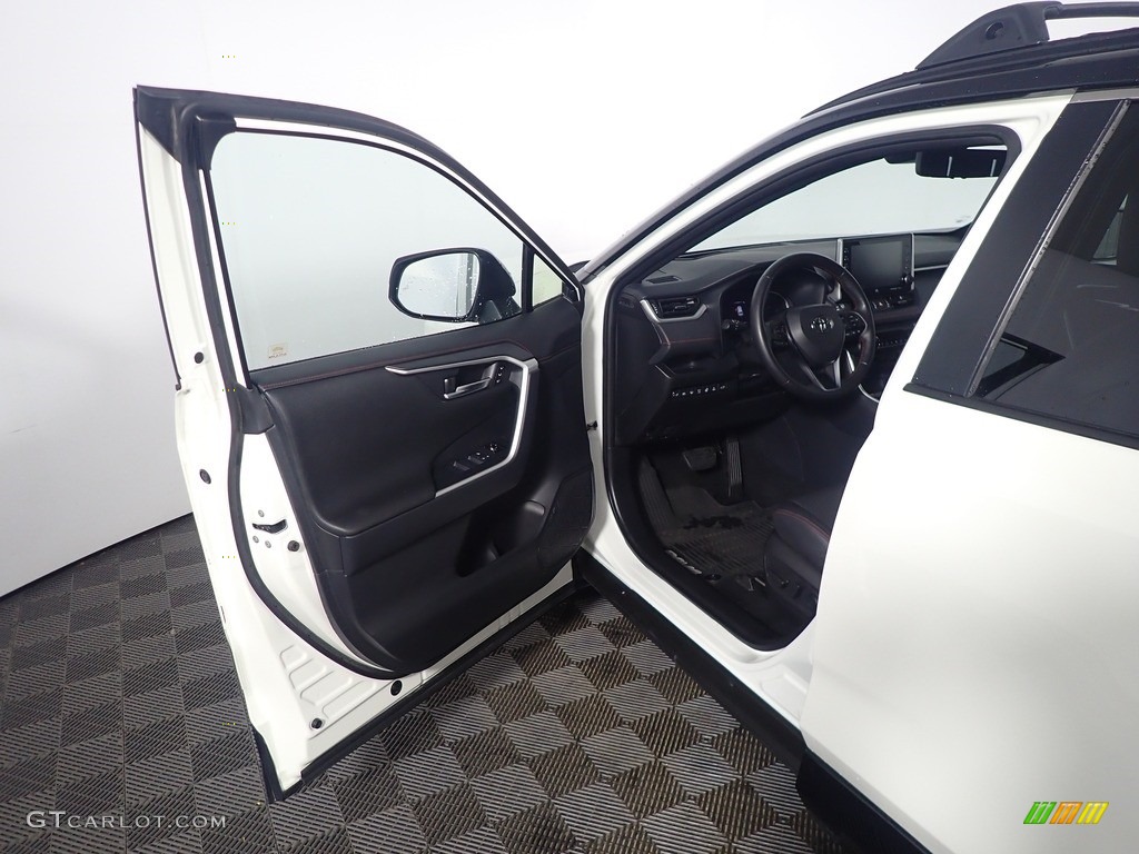 2021 Toyota RAV4 Prime XSE AWD Plug-In Hybrid Black Door Panel Photo #145474932