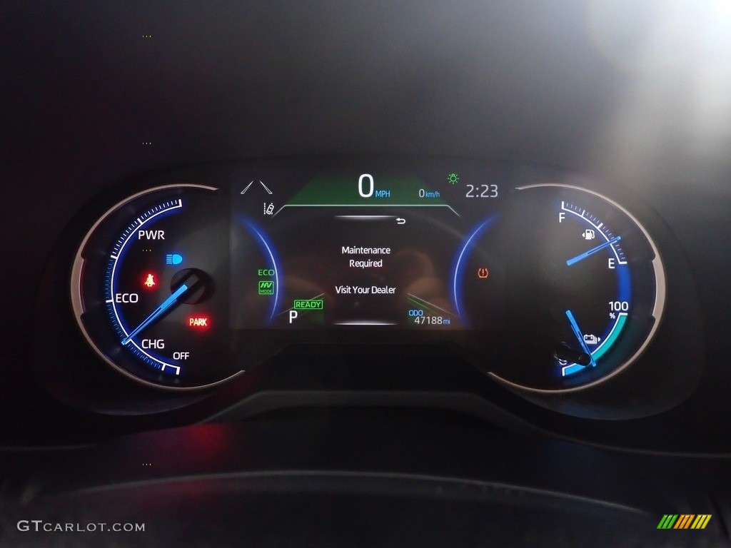 2021 Toyota RAV4 Prime XSE AWD Plug-In Hybrid Gauges Photo #145475022