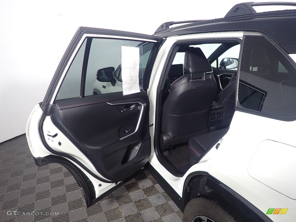 2021 Toyota RAV4 Prime XSE AWD Plug-In Hybrid Black Door Panel Photo #145475094