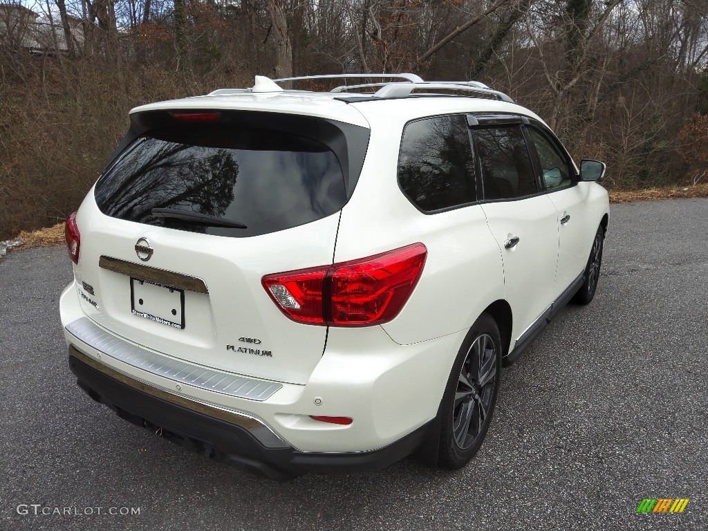 2020 Pathfinder Platinum 4x4 - Pearl White Tricoat / Almond photo #7