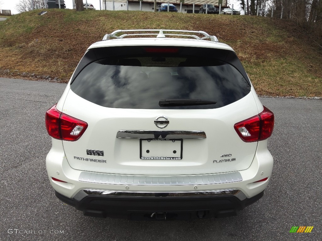 2020 Pathfinder Platinum 4x4 - Pearl White Tricoat / Almond photo #8