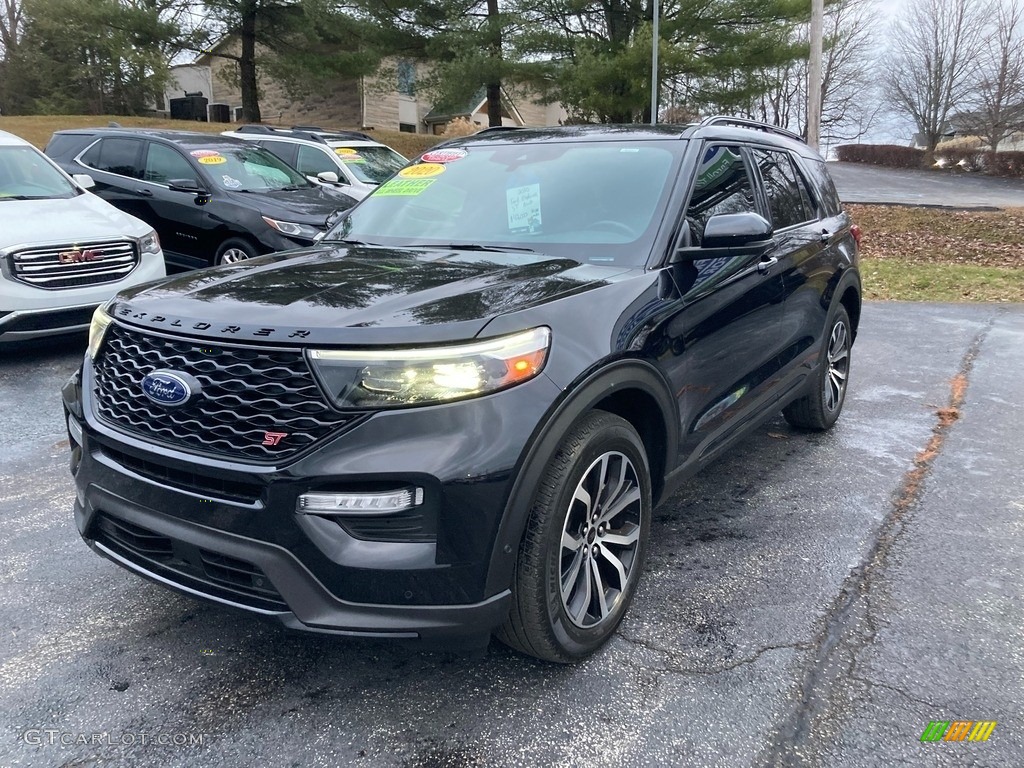 2020 Explorer ST 4WD - Agate Black Metallic / Ebony photo #2