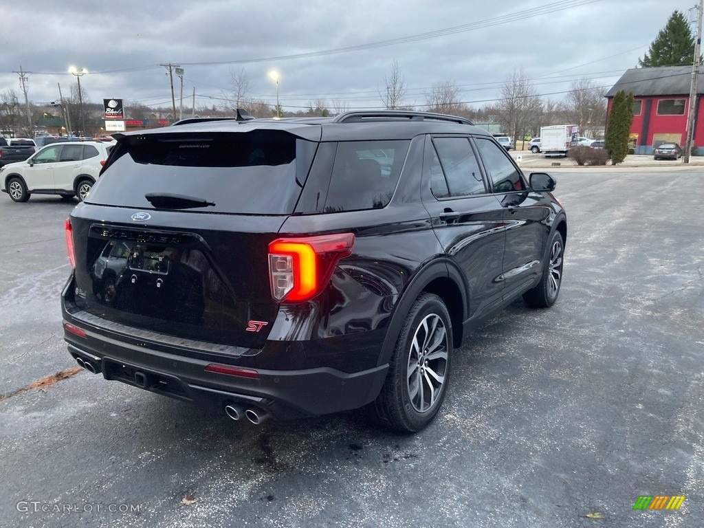 2020 Explorer ST 4WD - Agate Black Metallic / Ebony photo #5