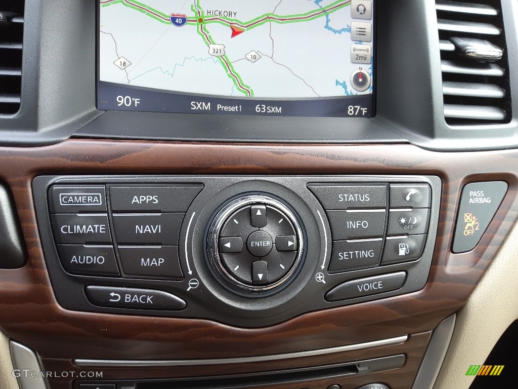 2020 Nissan Pathfinder Platinum 4x4 Controls Photo #145475528