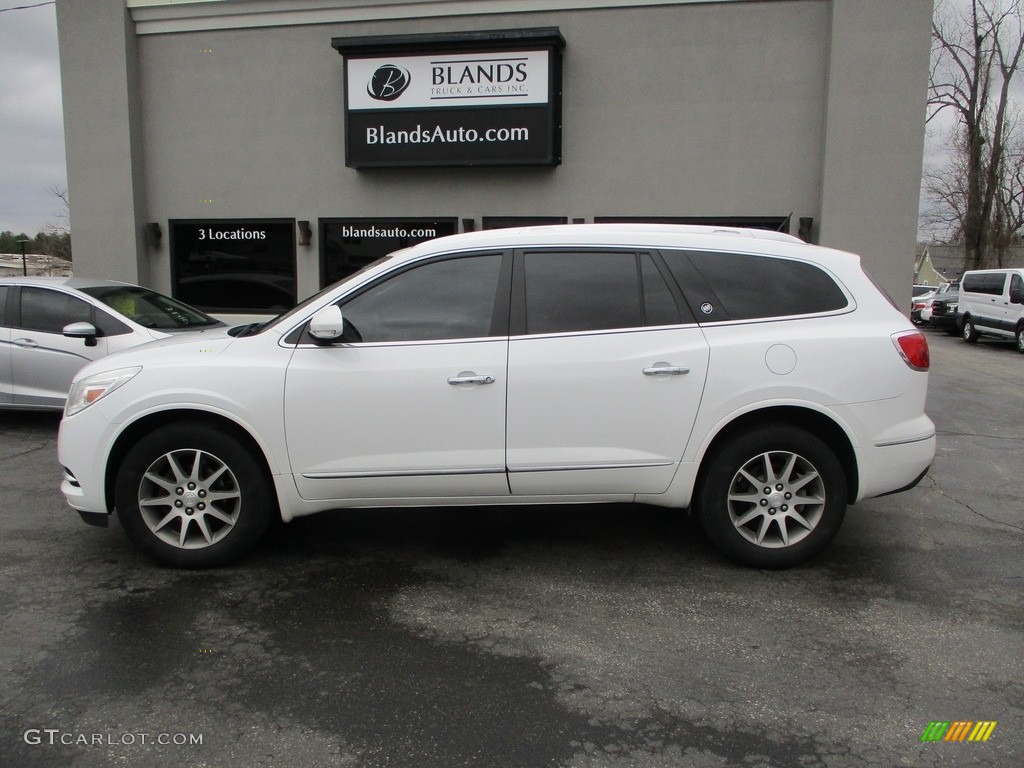2017 Enclave Leather - Summit White / Light Titanium photo #1