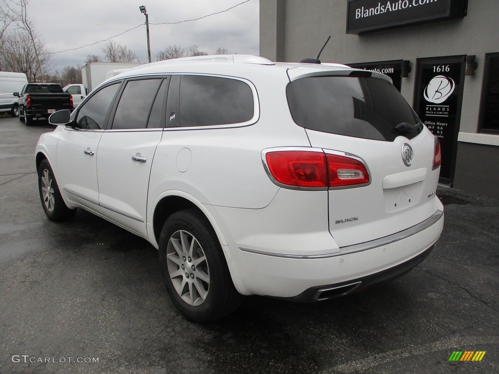 2017 Enclave Leather - Summit White / Light Titanium photo #3