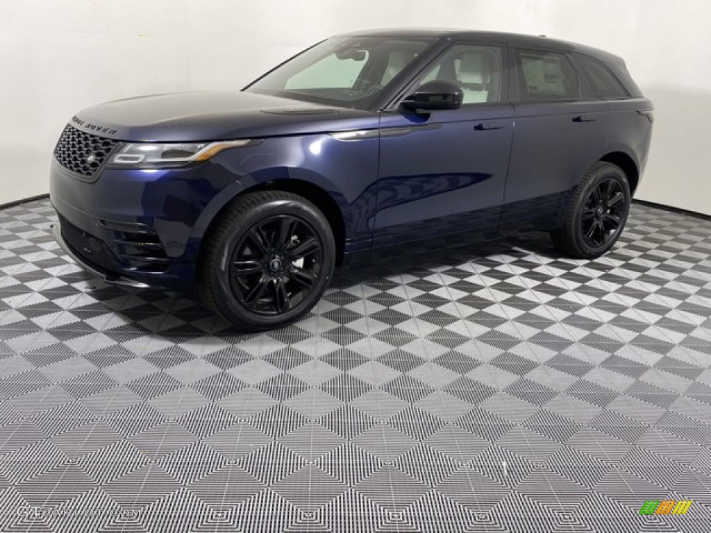 2023 Range Rover Velar R-Dynamic S - Portofino Blue Metallic / Light Oyster photo #1