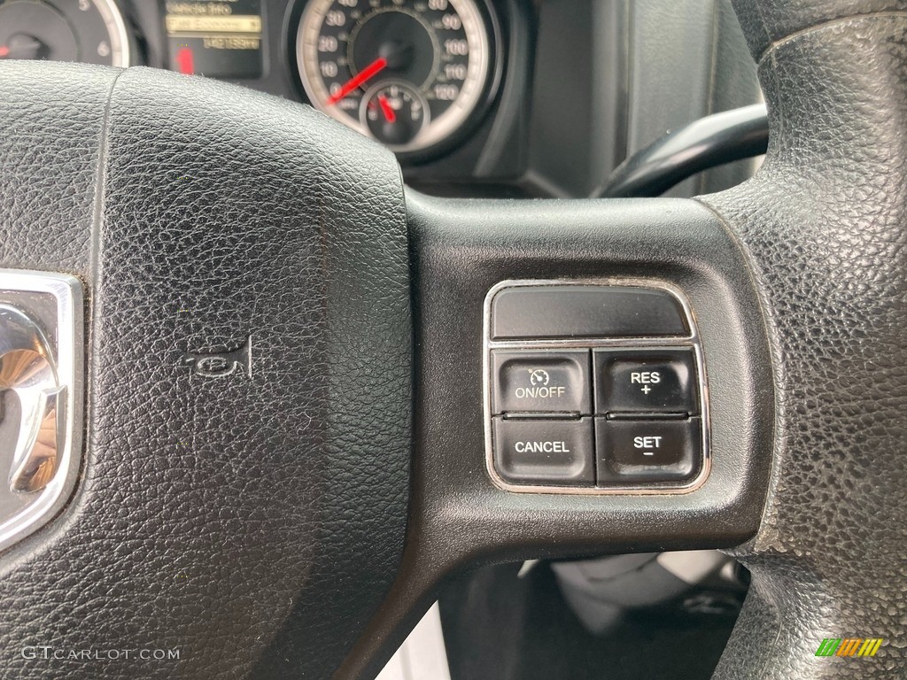2018 Ram 2500 SLT Crew Cab 4x4 Black/Diesel Gray Steering Wheel Photo #145478367