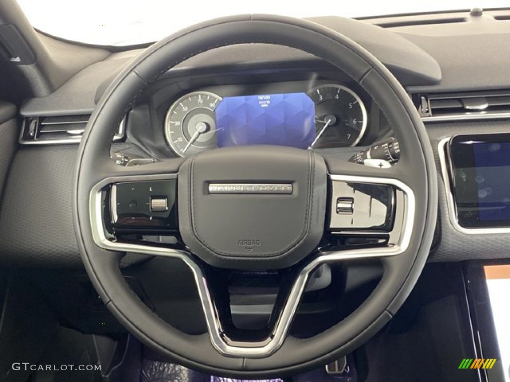2023 Land Rover Range Rover Velar R-Dynamic S Ebony Steering Wheel Photo #145479000