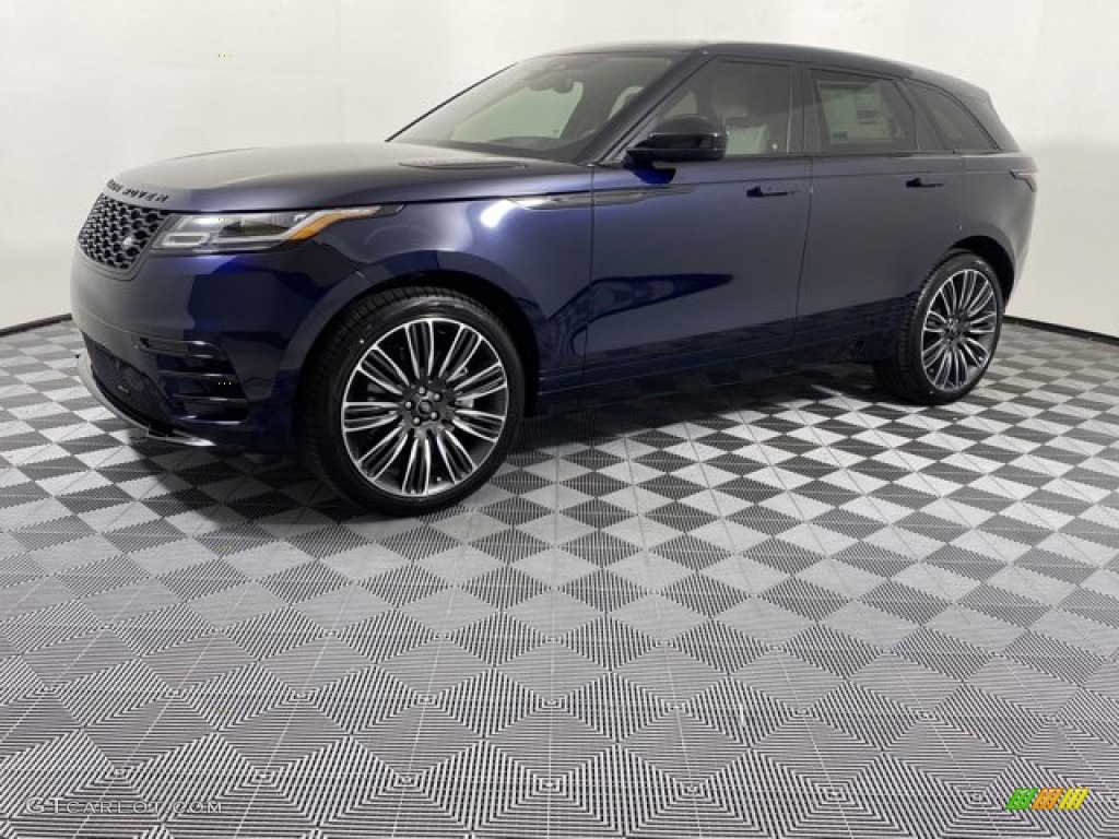 2023 Range Rover Velar R-Dynamic S - Portofino Blue Metallic / Light Oyster photo #1
