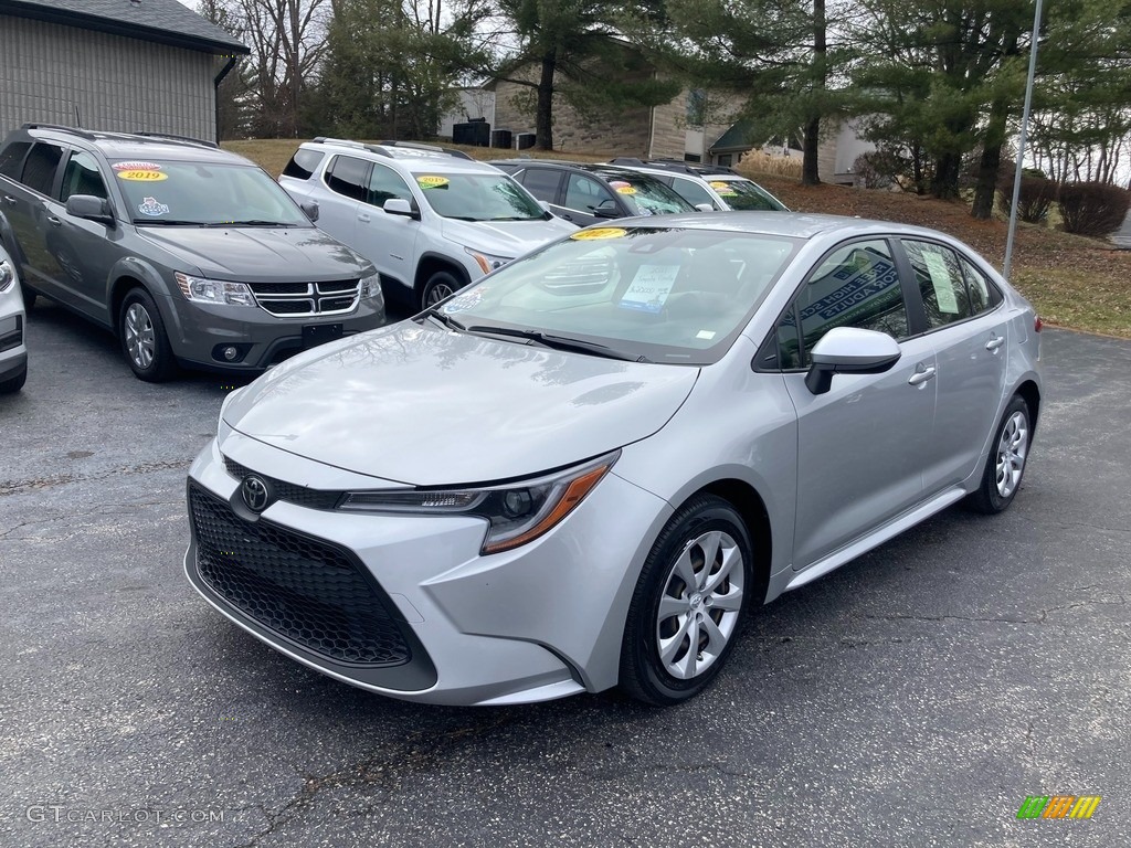 Classic Silver Metallic 2021 Toyota Corolla LE Exterior Photo #145479195