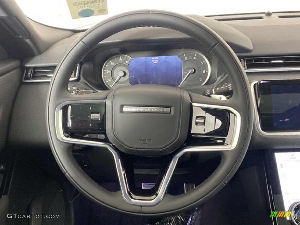 2023 Land Rover Range Rover Velar R-Dynamic S Ebony Steering Wheel Photo #145479438