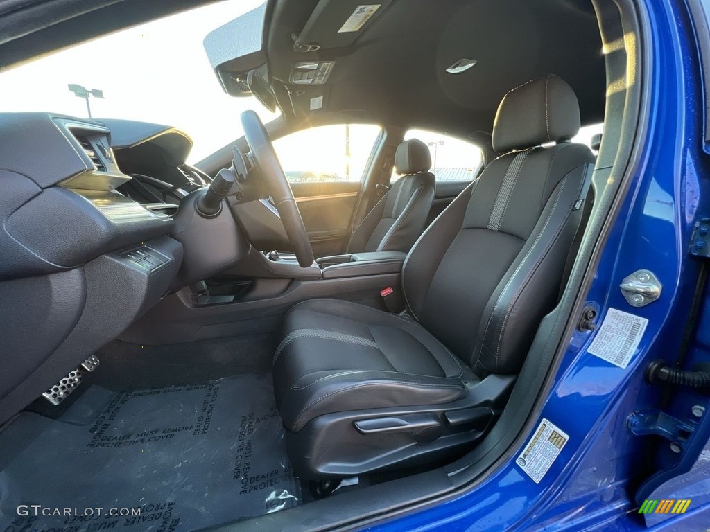 2019 Civic Sport Sedan - Agean Blue Metallic / Black photo #6