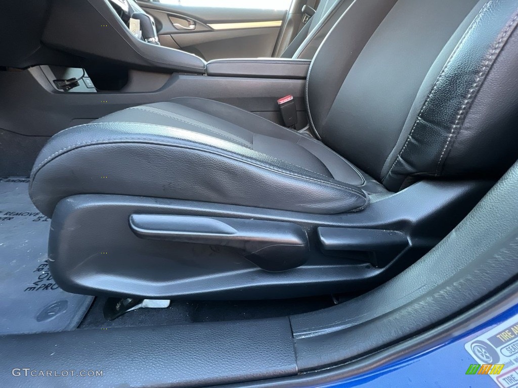 2019 Civic Sport Sedan - Agean Blue Metallic / Black photo #7