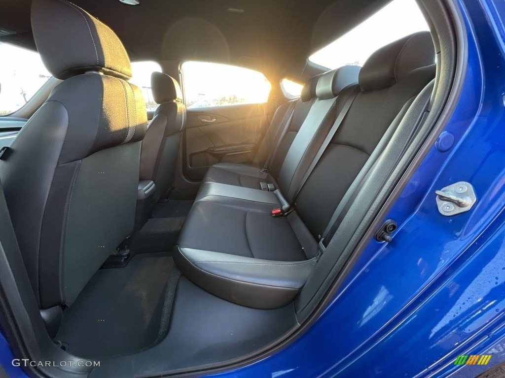 2019 Civic Sport Sedan - Agean Blue Metallic / Black photo #16