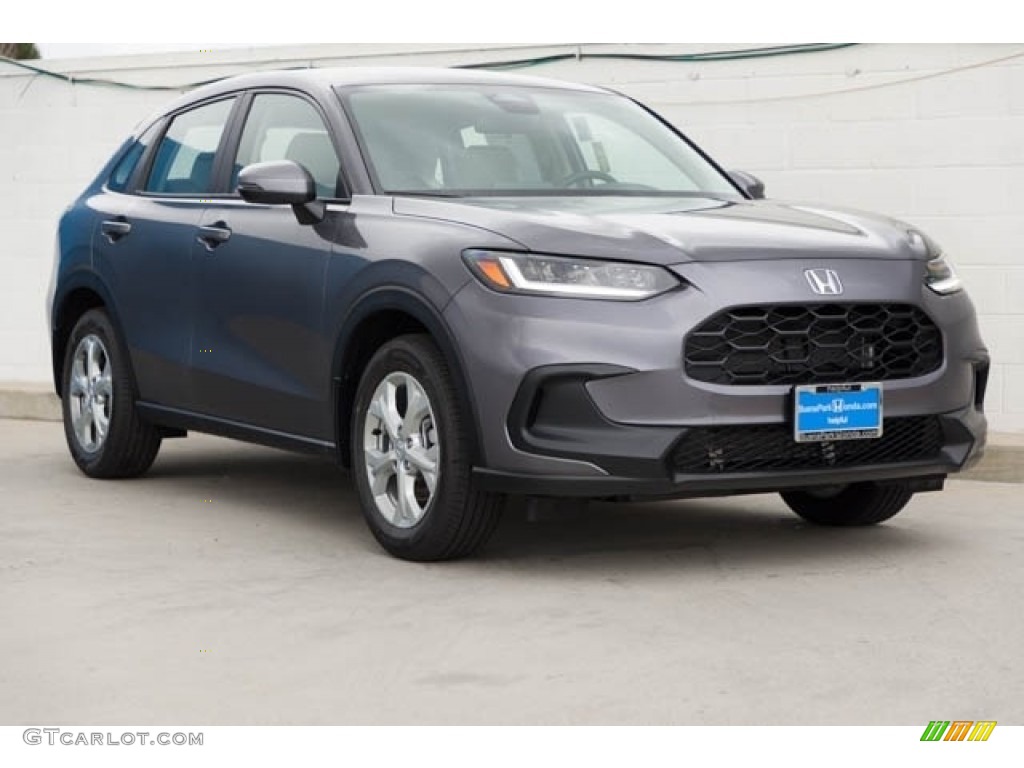 Modern Steel Metallic 2023 Honda HR-V LX Exterior Photo #145480604