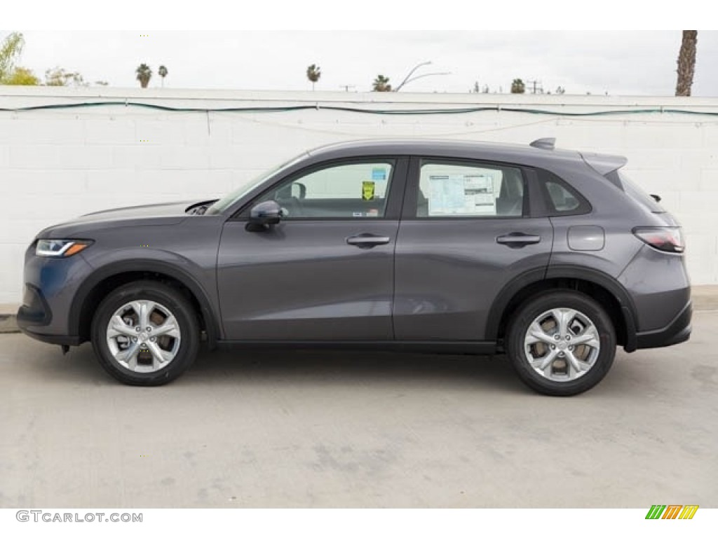 Modern Steel Metallic 2023 Honda HR-V LX Exterior Photo #145480717