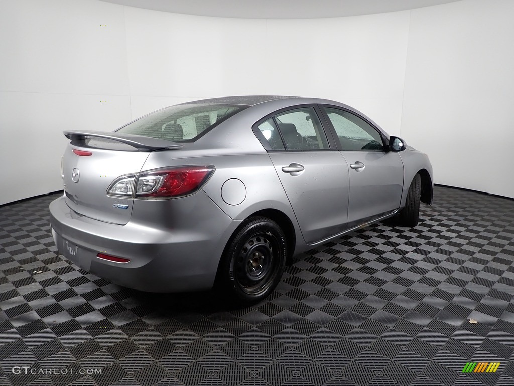 2013 MAZDA3 i Sport 4 Door - Liquid Silver Metallic / Black photo #8