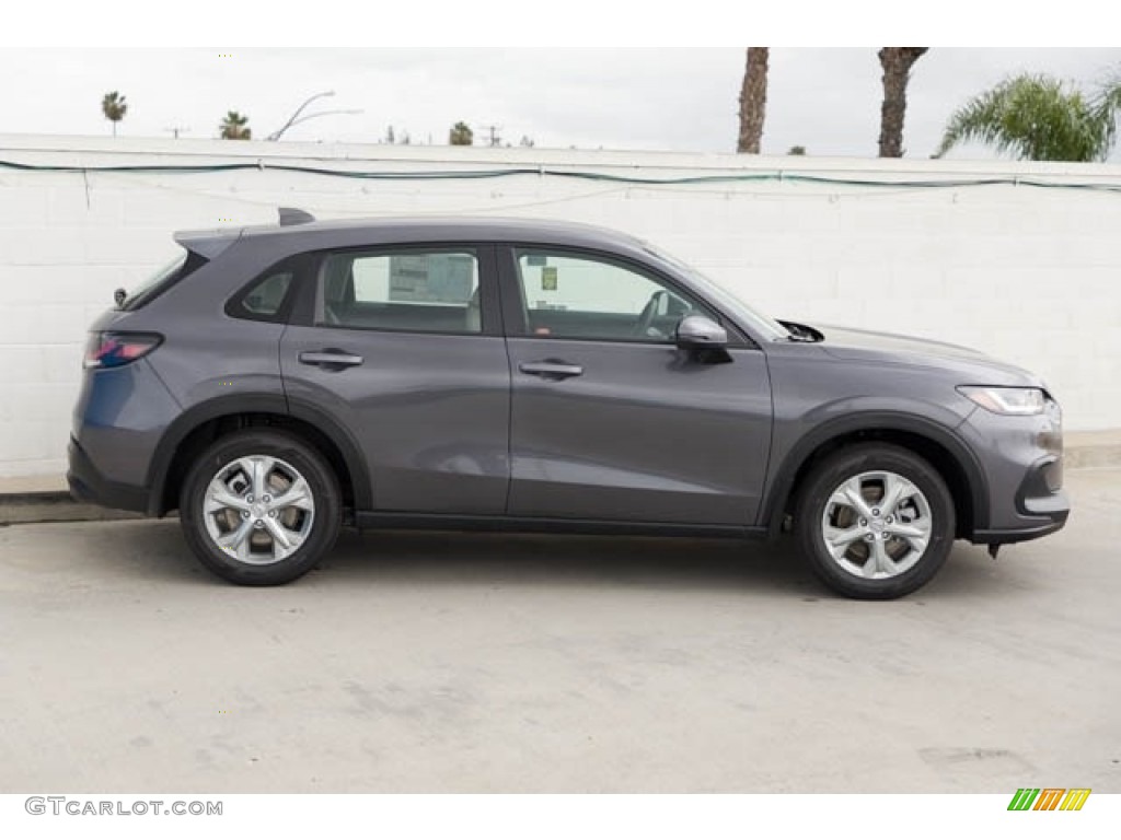 Modern Steel Metallic 2023 Honda HR-V LX Exterior Photo #145480801
