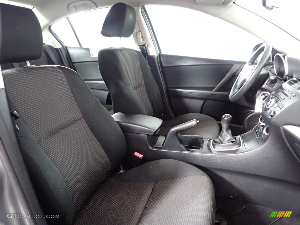2013 MAZDA3 i Sport 4 Door - Liquid Silver Metallic / Black photo #24