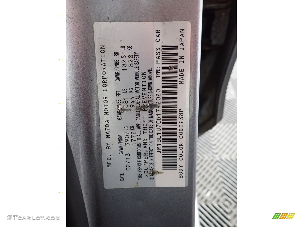2013 MAZDA3 i Sport 4 Door - Liquid Silver Metallic / Black photo #29