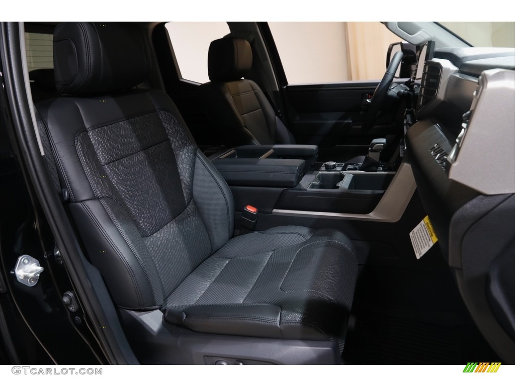 Black Interior 2022 Toyota Tundra SR5 Double Cab 4x4 Photo #145481622