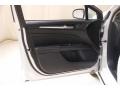 Ebony 2020 Ford Fusion Titanium AWD Door Panel