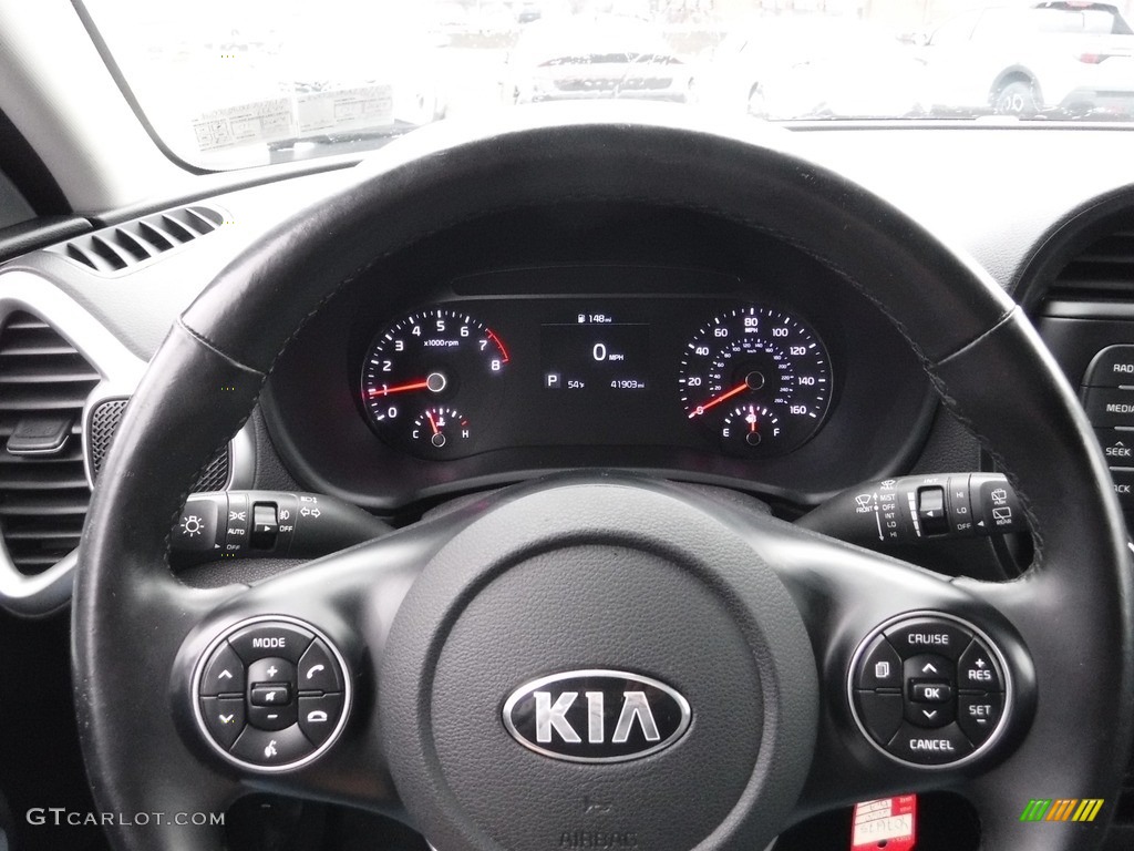 2020 Kia Soul X-Line Black Steering Wheel Photo #145486056