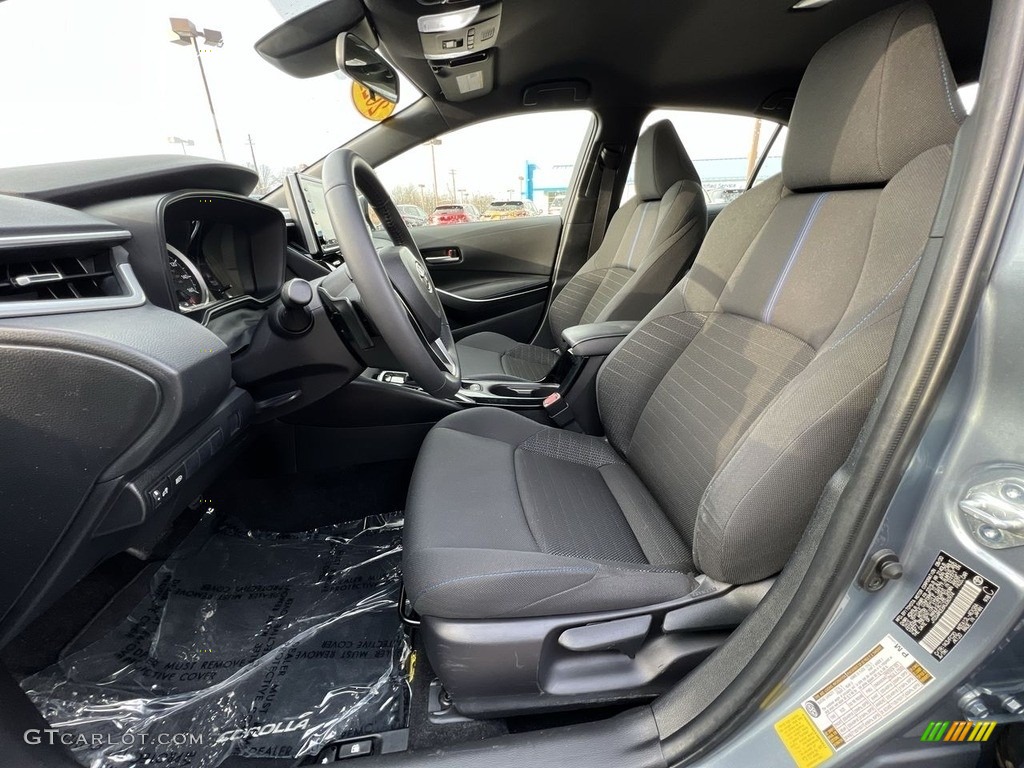 Black Interior 2021 Toyota Corolla SE Photo #145486215