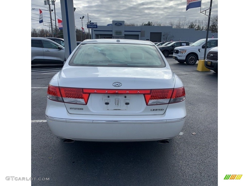 2007 Azera Limited - Powder White Pearl / Beige photo #7