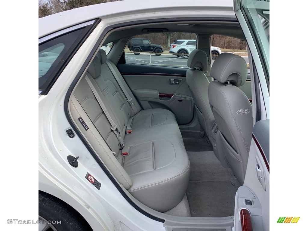 2007 Azera Limited - Powder White Pearl / Beige photo #10