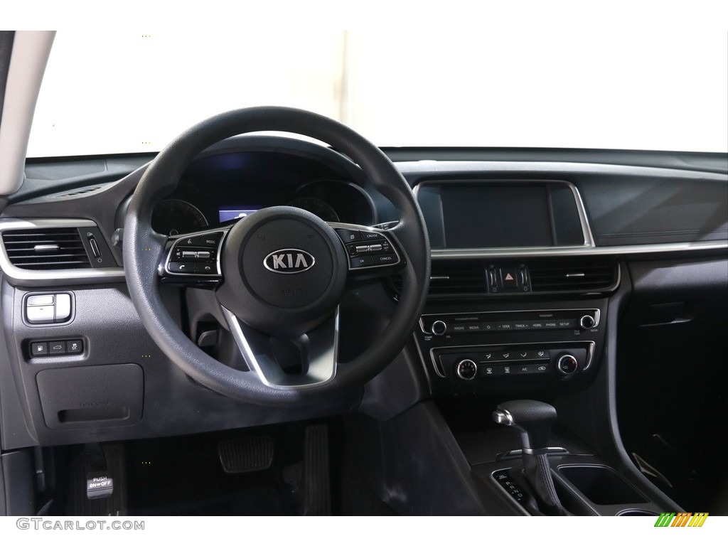 2019 Optima LX - Sparkling Silver / Black photo #6