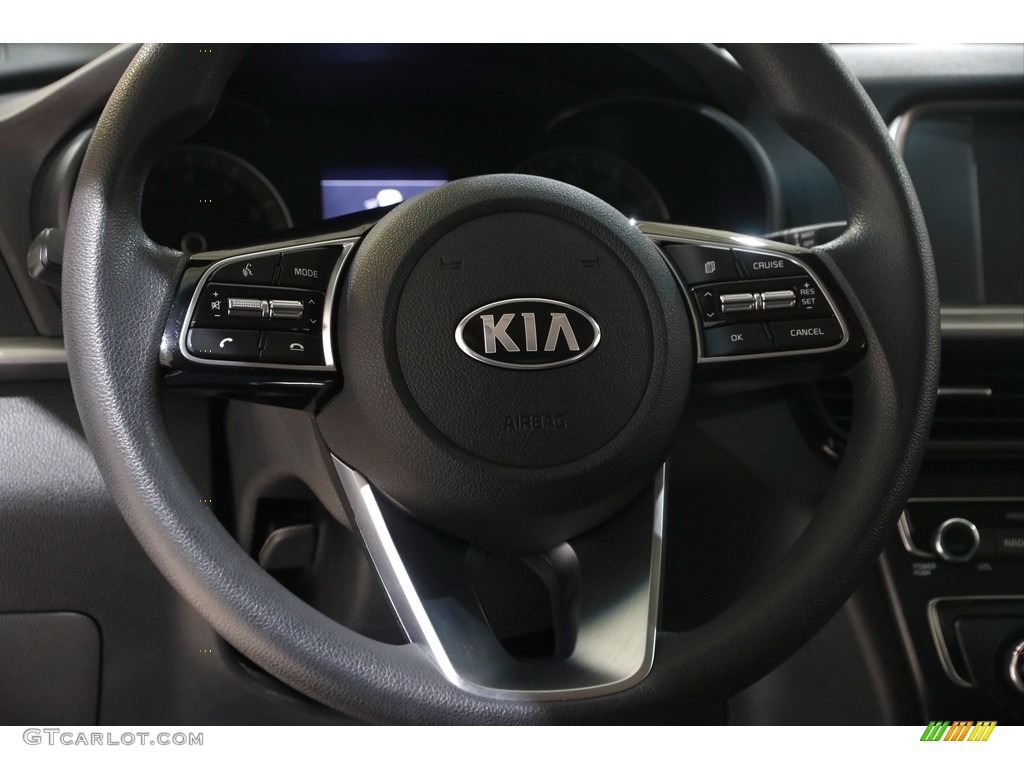 2019 Optima LX - Sparkling Silver / Black photo #7