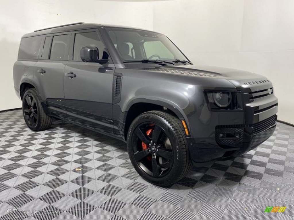Carpathian Gray Metallic 2023 Land Rover Defender 130 X Exterior Photo #145489938