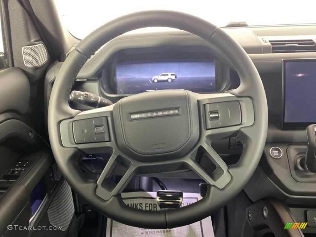 2023 Land Rover Defender 130 X Ebony Steering Wheel Photo #145490031