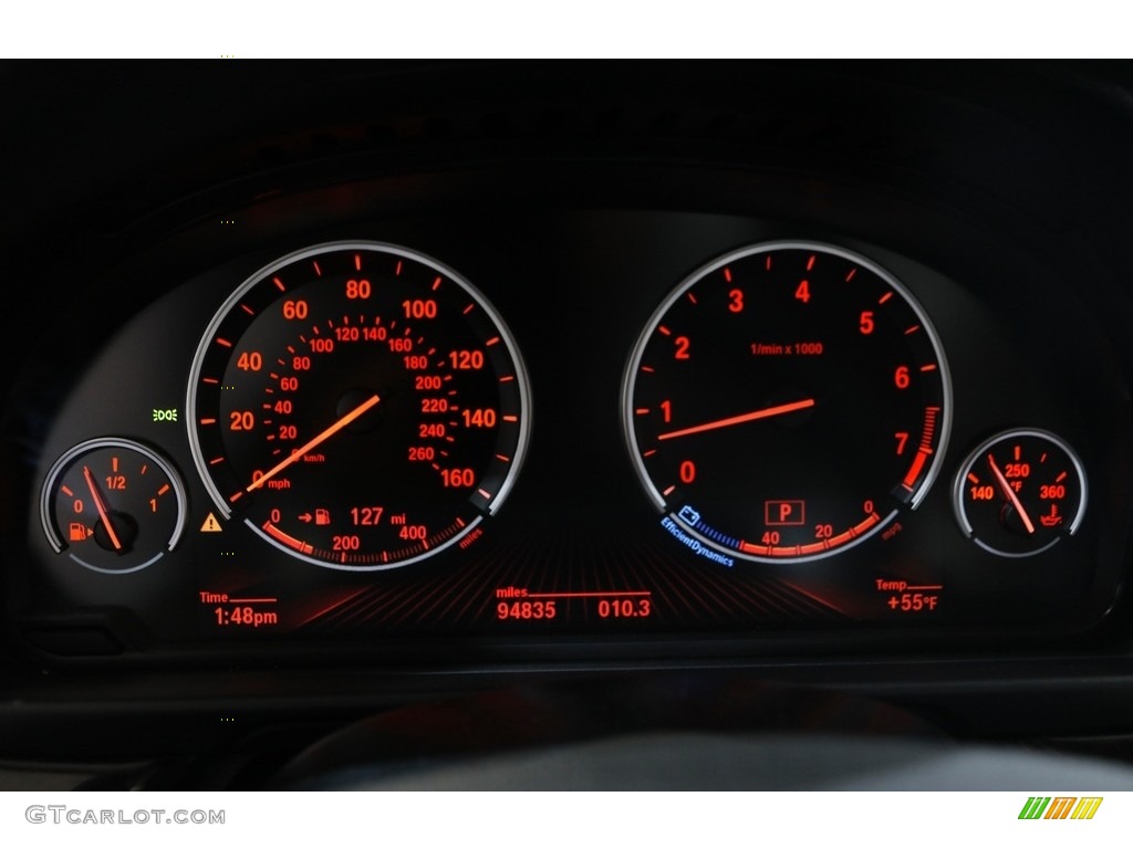 2016 5 Series 535i xDrive Sedan - Mediterranean Blue Metallic / BMW Individual Amaro Brown photo #8