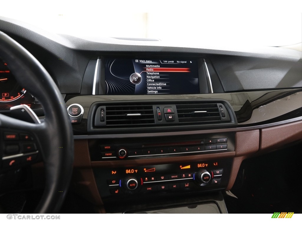 2016 5 Series 535i xDrive Sedan - Mediterranean Blue Metallic / BMW Individual Amaro Brown photo #9