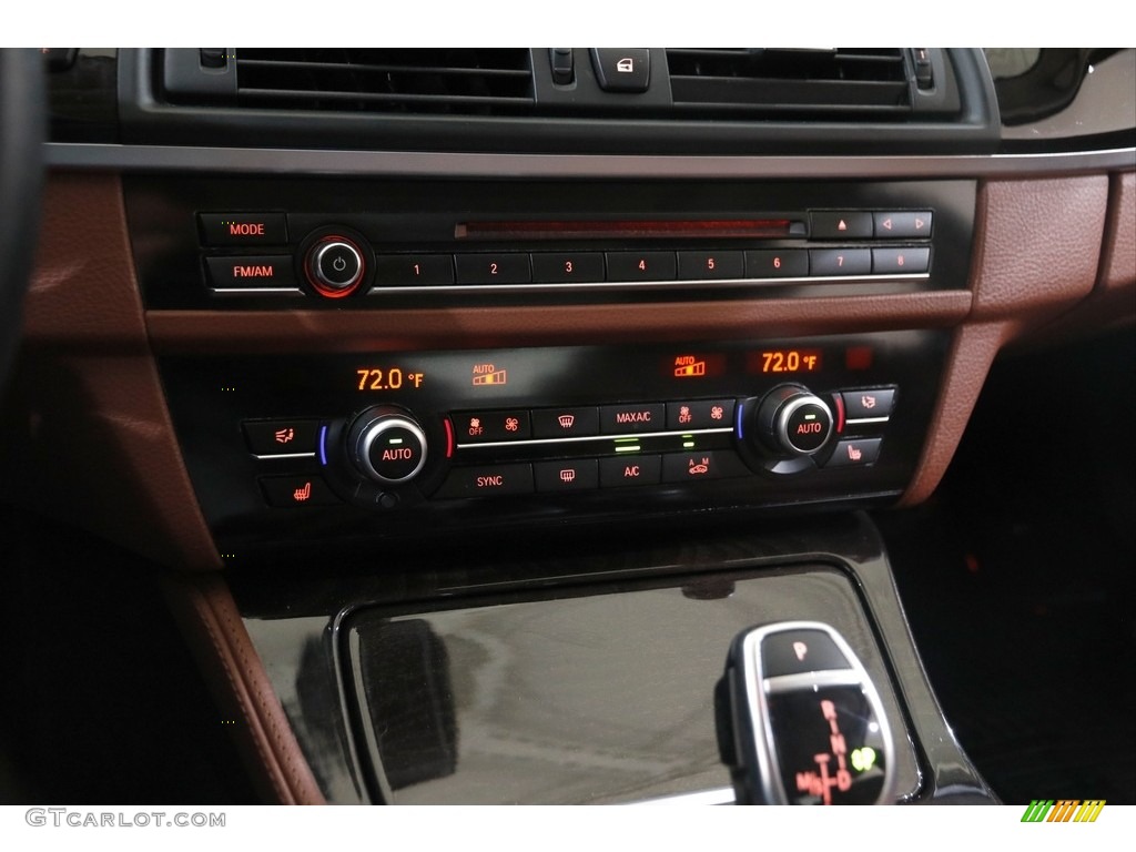 2016 5 Series 535i xDrive Sedan - Mediterranean Blue Metallic / BMW Individual Amaro Brown photo #14