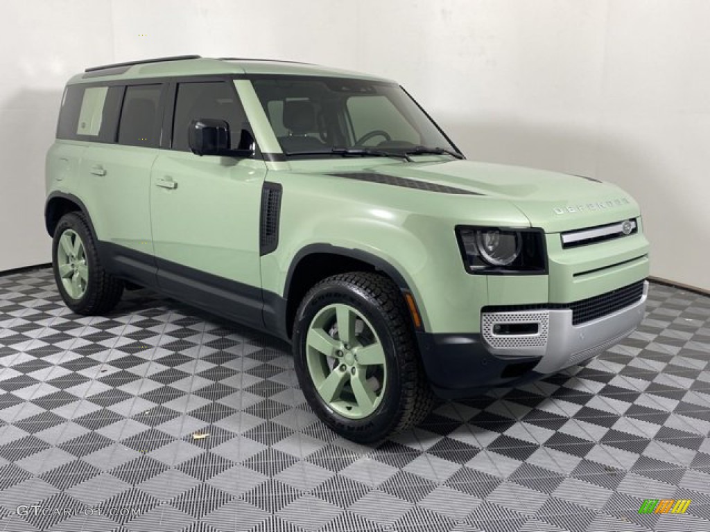 Grasmere Green 2023 Land Rover Defender 110 75th Limited Edition Exterior Photo #145490469