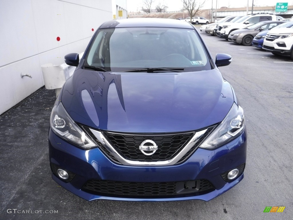 2019 Sentra SR - Deep Blue Pearl / Charcoal photo #4