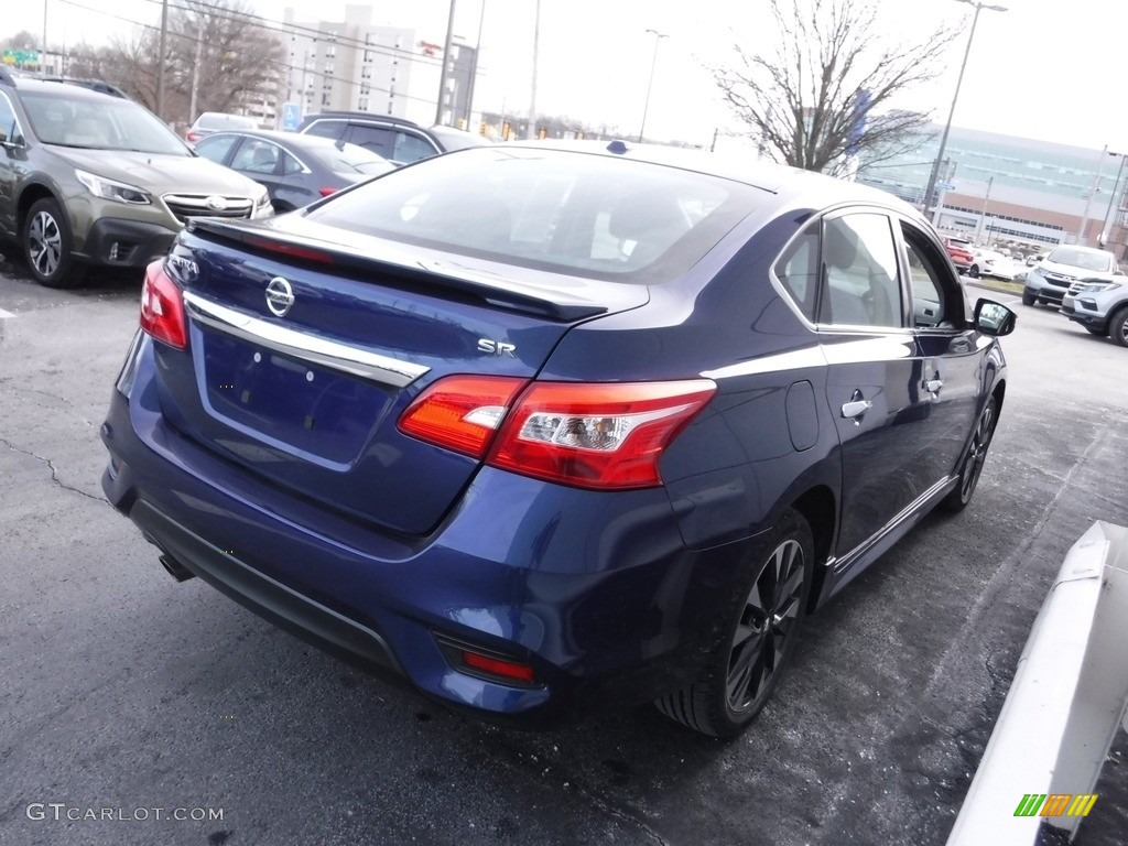 2019 Sentra SR - Deep Blue Pearl / Charcoal photo #6
