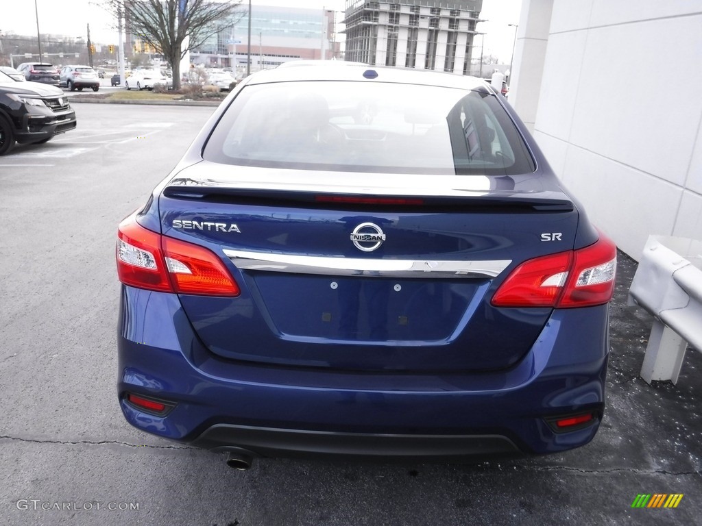 2019 Sentra SR - Deep Blue Pearl / Charcoal photo #7