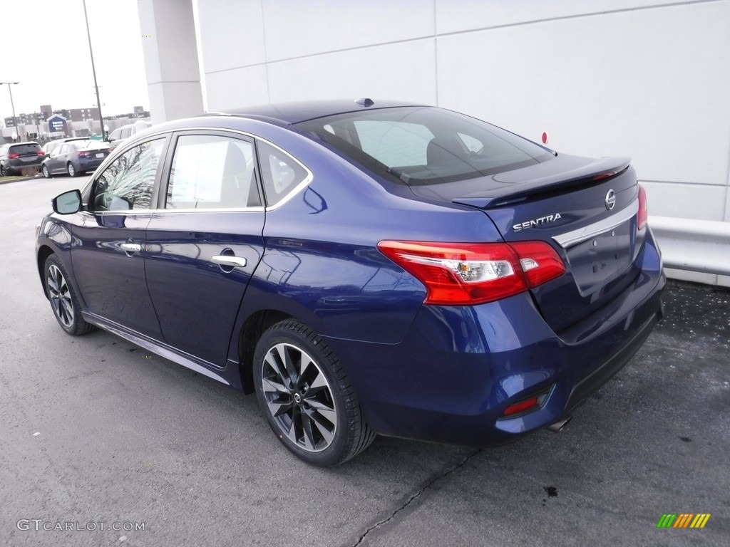 2019 Sentra SR - Deep Blue Pearl / Charcoal photo #8